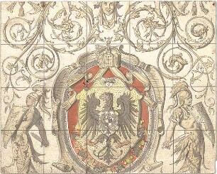 Gmelin, Leopold; Sammlung Gmelin: Handzeichnungen - Folio 17 - Dekoration (Detail)