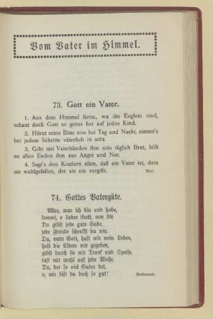 Vom Vater im Himmel