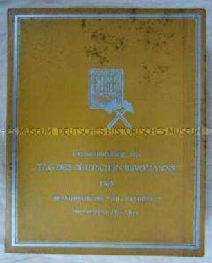 Fotodokumentation des FDGB zum Tag des Deutschen Bergmannes im Kulturhaus des VEB "Maxhütte" in Unterwellenborn
