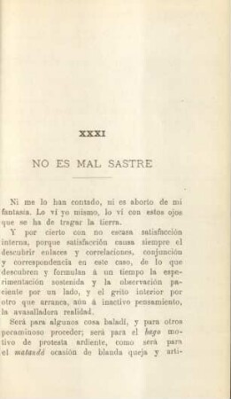 XXXI. No es mal sastre