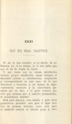XXXI. No es mal sastre