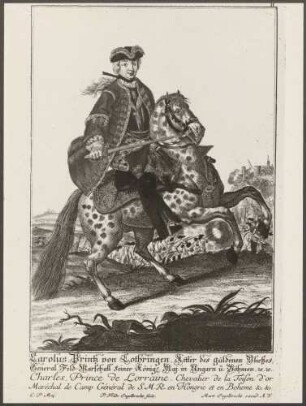 Carl Alexander von Lothringen Hochmeister des Deutschordens 1761-1780