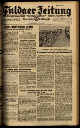 Ausgabe vom Donnerstag, den 06. März 1941.