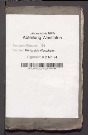 Verwaltung des Damenstifts Neuenheerse