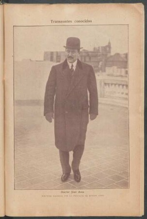 Doctor José Arce, Diputado Nacional por la Provincia de Buenos Aires - [Retrato] : Transeúntes conocidos