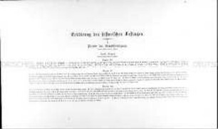 Erklärung des historischen Festzuges: Blatt 2: Periode der Grundsteinlegung