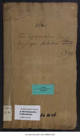 Bestätigung der Statuten der Stadt Rudolstadt