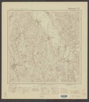 727 Ottobeuren ; Topographische Karte von Bayern 1:25.000 [Positionsblätter]