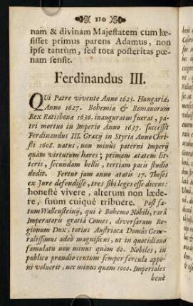 110-121, Ferdinandus III.