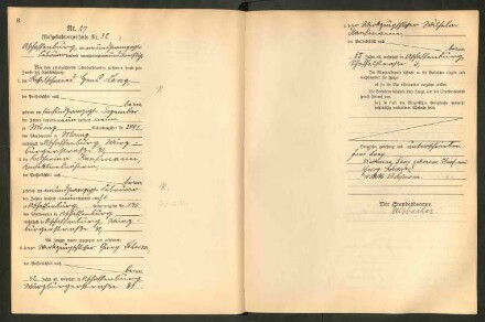 Standesamtsbuch der Stadt Aschaffenburg: Eheschließungen 252/1930 - 130/1931