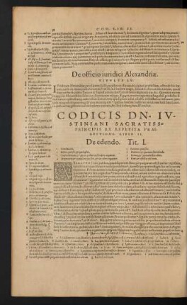 Codicis Dn. Iustiniani ... Liber II.