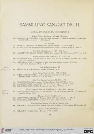 Moderne Gemälde (Nr. 386-427)