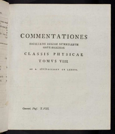 1-124, Commentationes physicae