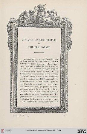 3. Pér. 25.1901: Quelques œuvres inédites de Philippe Roland