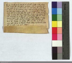 Comthur und Brüder des deutschen Hauses in Marburg beurkunden daß sie für die von Hedwig von Seebach ihnen geschenkten zwölf Mark Güter zu Schönba...