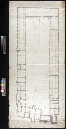 Grundriss des Erdgeschosses von Schloss Kalkreuth
