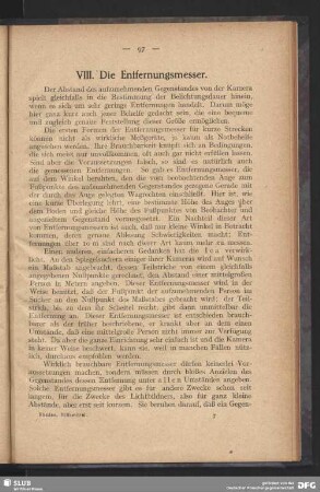VIII. Die Entfernungsmesser