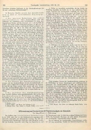 389-392 Differenzierung und Strukturierung als Gegenwartsaufgabe der Katechetik