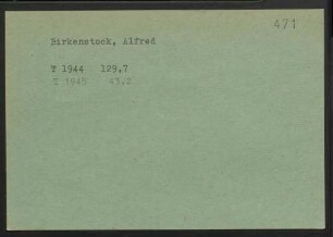 Birkenstock, Alfred