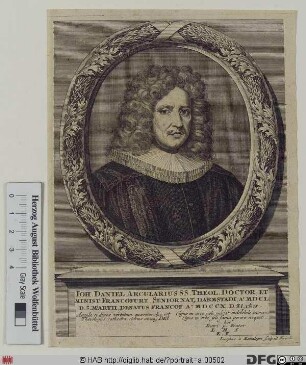 Bildnis Johann Daniel Arcularius