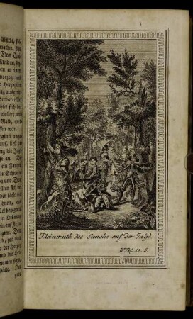 Kleinmuth des Sancho auf der Jagd.