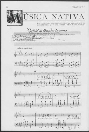 Música nativa - "Cielito" de Santos Lugares