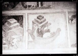 Kirche; Wandbilder nach der Restaurierung