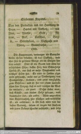 Siebentes Kapittel. Von den Produkten und der Handlung in Pegu