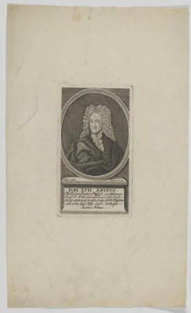 Bildnis des Johann Ludwig Apin