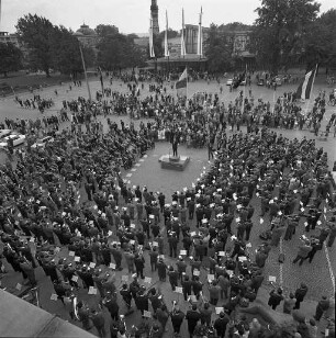 10. Badischer Landesposaunentag mit Feierstunde auf dem Festplatz.