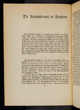 26-47, Die Französierung in Flandern