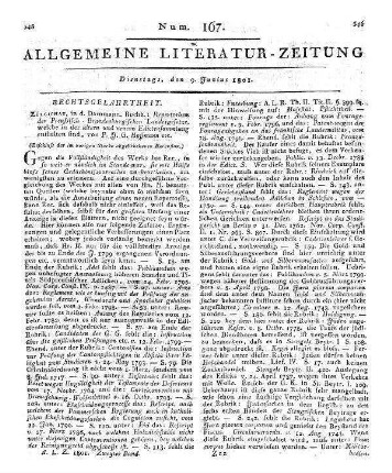 Jus Borussico-Brandenburgicum commune. T. 1-2. Ex germ. lat. versum. Berlin: Nauck 1800