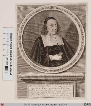 Bildnis Christian Woldenberg