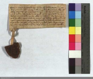 Bischof Otto von Paderborn verspricht allen, die die Elisabethkirche zu Marburg bei ihrer Einweihung besuchen und beschenken, einen 40tägigen Ablaß.