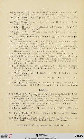 Bücher (Nr. 218-225)