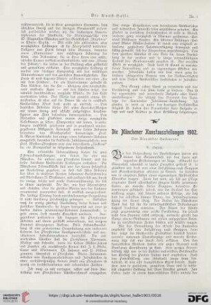 8: Die Münchener Kunstausstellungen 1902 [5] Schluss