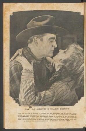 [Ilustração de] Mary Mc. Allister e William Desmond