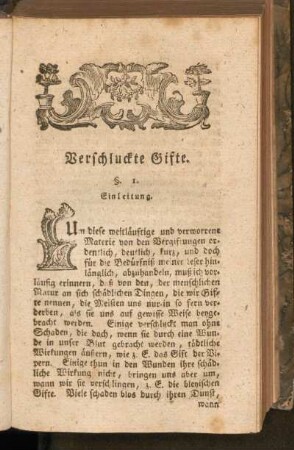 Verschluckte Gifte