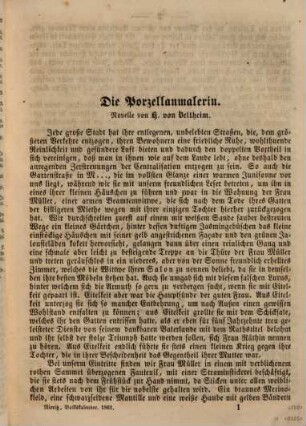 Deutscher Volkskalender. 1861 = N.F. 11