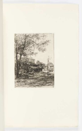 Gare du chemin de fer d’Auteuil 1871, Blatt 28 der Folge "Paris intime"