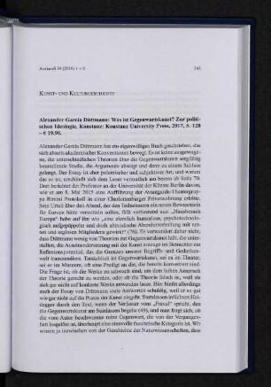 Kunst- und Kulturgeschichte