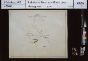 Beschert Glück hinter den Drei Kreuzen bei Zug, Grubenbaue auf dem seigeren Beschert Glück Stehenden