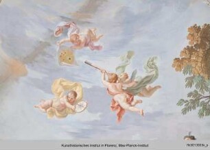 Allegorie der Künste mit Geburt der Minerva