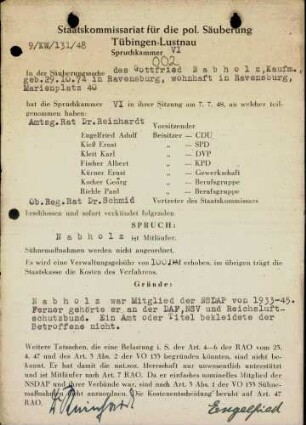 Nabholz, Gottfried