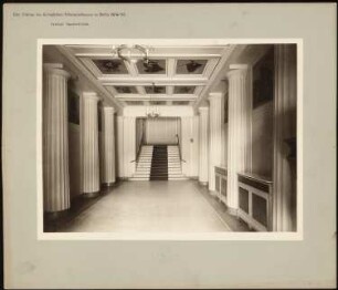 Schauspielhaus, Berlin Umbau: Vestibül Taubenstraße