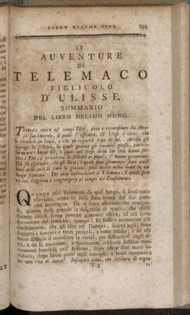 Libro Decimo Nono.
