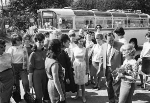 Gastspiel des Singchors "Karpathia" aus Amerika im Jugendheim am Engländerplatz.