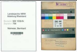 Entnazifizierung Bernhard Niemeier , geb. 11.06.1921 (Geschaeftsfuehrer)