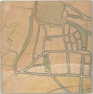 Fischer, Theodor; Schweinfurt (Bayern); Generalbaulinienplan - Lageplan