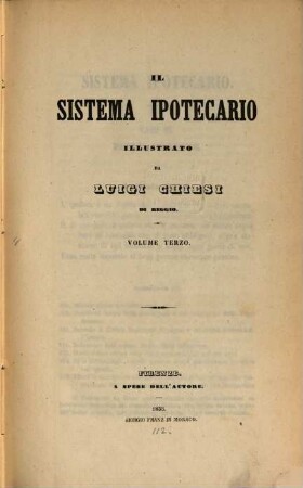 Il sistema ipotecario illustrato, 3